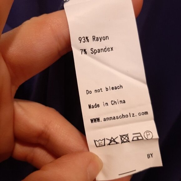 NEW Anna Scholz Royal Purple Tunic Top Short Dolman Sleeve Vneck Lace Blouse - Picture 9 of 10